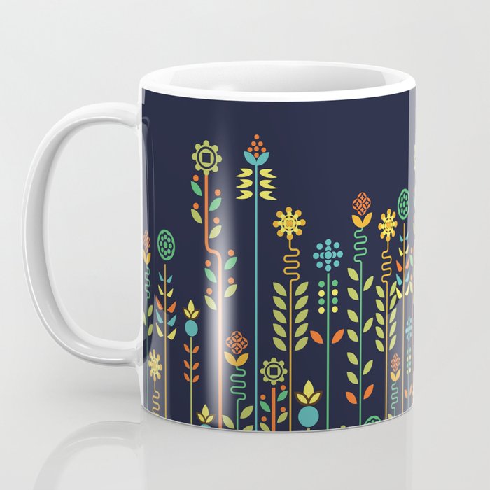 Overgrown flowers Coffee Mug Gallery Image 3