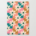 Daisy checkered - colors  Cutting Board Gallery Image 1