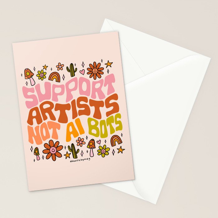 Support Artists Stationery Card Gallery Image 2