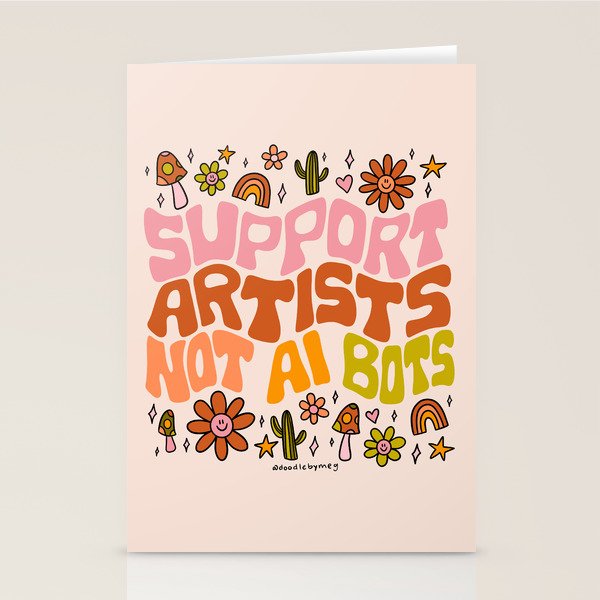 Support Artists Stationery Card Gallery Image 2