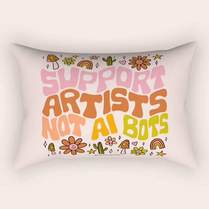 Support Artists Rectangular Pillow Gallery Image 2