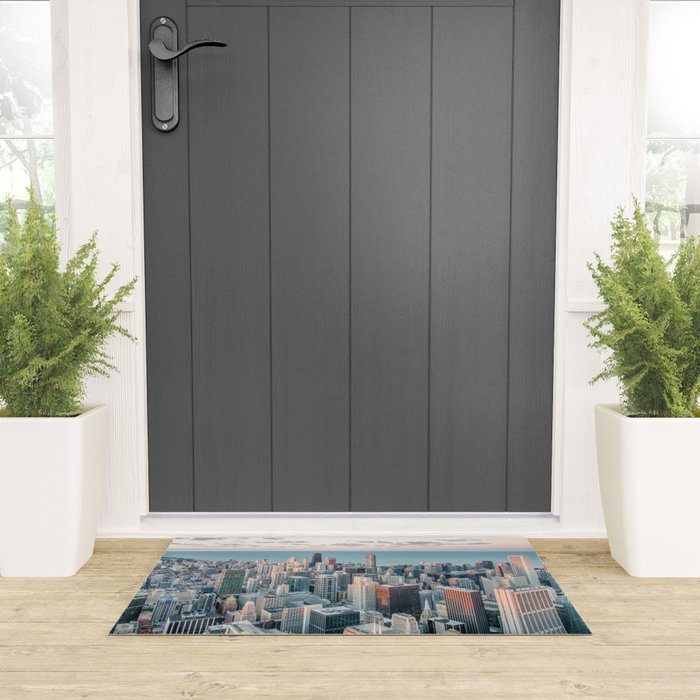 CHICAGO CITY SKYLINE Welcome Mat Gallery Image 3