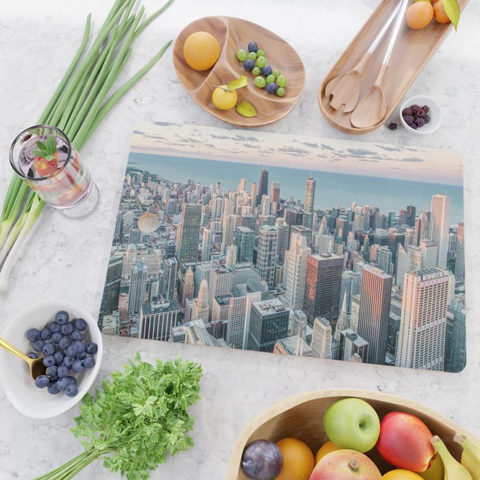 CHICAGO CITY SKYLINE Cutting Board Gallery Image 2