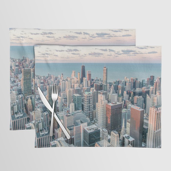 CHICAGO CITY SKYLINE Placemat Gallery Image 1