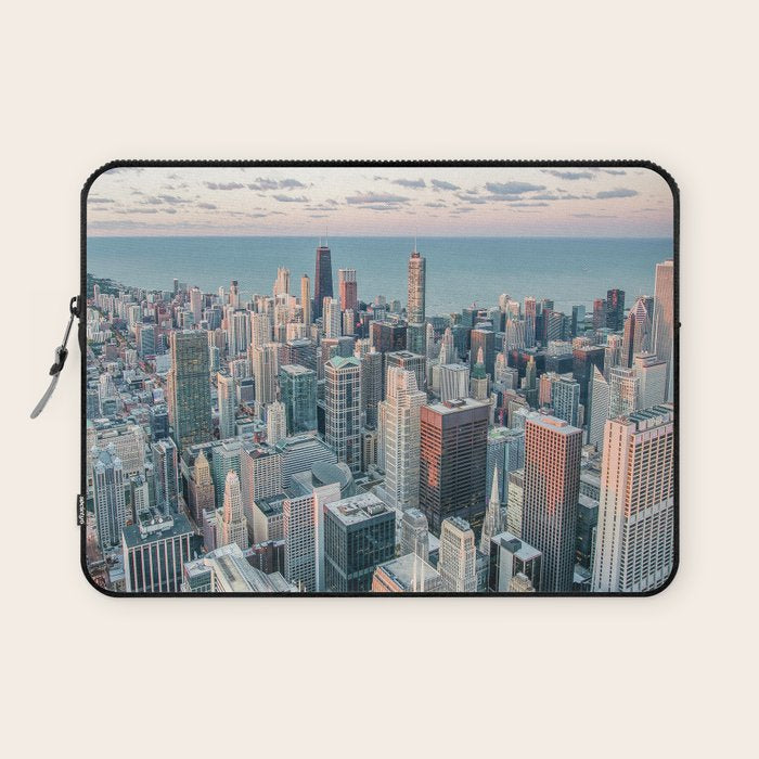 CHICAGO CITY SKYLINE Laptop Sleeve Gallery Image 1