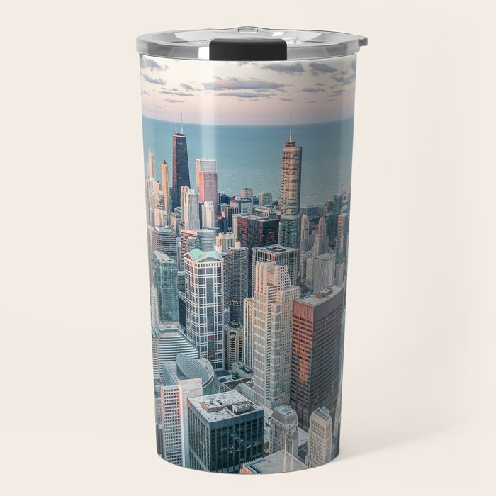 CHICAGO CITY SKYLINE Travel Mug Gallery Image 1