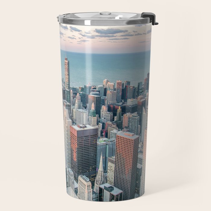 CHICAGO CITY SKYLINE Travel Mug Gallery Image 2