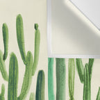 In my happy place - hedgehog meditating in cactus jungle Wall Tapestry Gallery Image 3