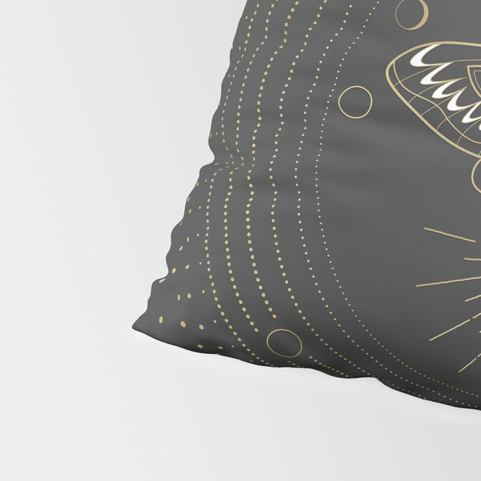 The Moon Moth Pillow Sham Gallery Image 4