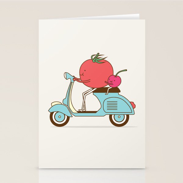 Cherry Tomato Stationery Card Gallery Image 2