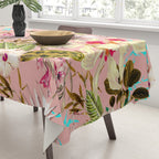 Gardenia | Vintage Botanical Nature Pattern | Blush Boho Plants Garden Floral Tablecloth Gallery Image 3
