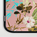 Gardenia | Vintage Botanical Nature Pattern | Blush Boho Plants Garden Floral Laptop Sleeve Gallery Image 3