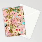 Gardenia | Vintage Botanical Nature Pattern | Blush Boho Plants Garden Floral Stationery Card Gallery Image 2