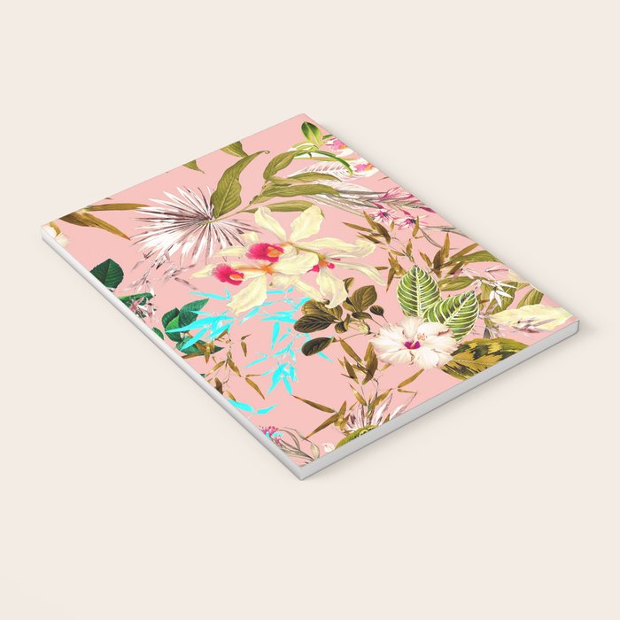 Gardenia | Vintage Botanical Nature Pattern | Blush Boho Plants Garden Floral Notebook Gallery Image 3