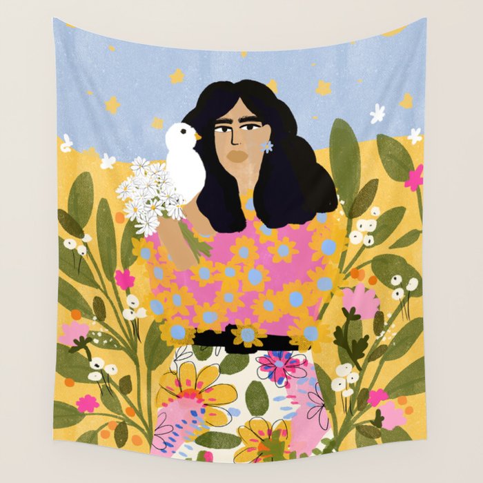 Jungle Freedom Wall Tapestry Gallery Image 1