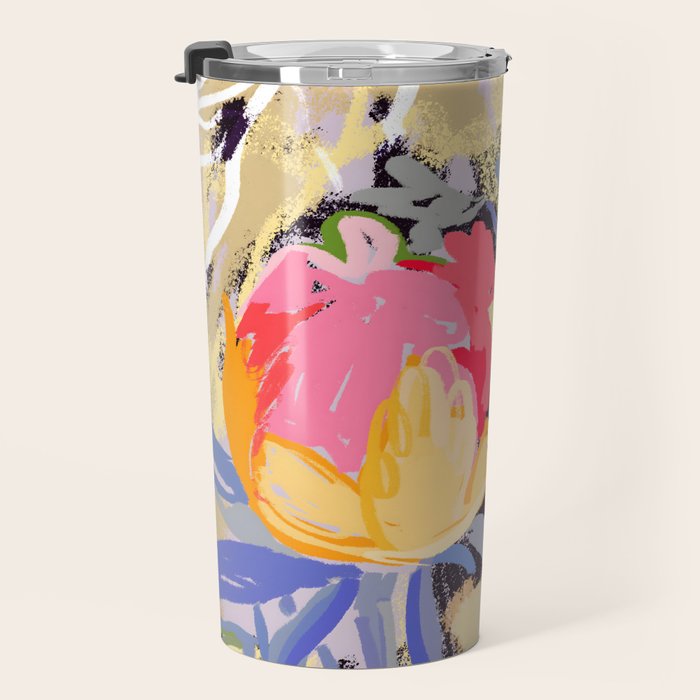 Blooms in The Butter Forest Travel Mug Gallery Image 3