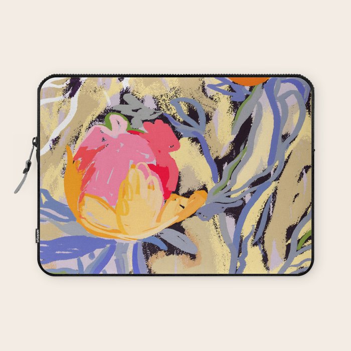 Blooms in The Butter Forest Laptop Sleeve Gallery Image 1