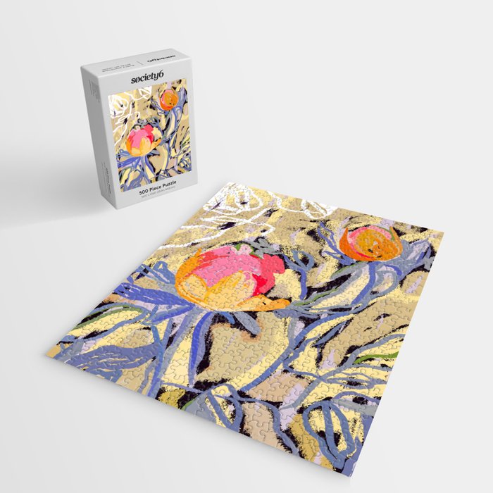 Blooms in The Butter Forest Jigsaw Puzzle Gallery Image 2