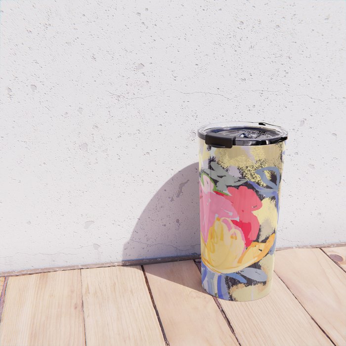 Blooms in The Butter Forest Travel Mug Gallery Image 4