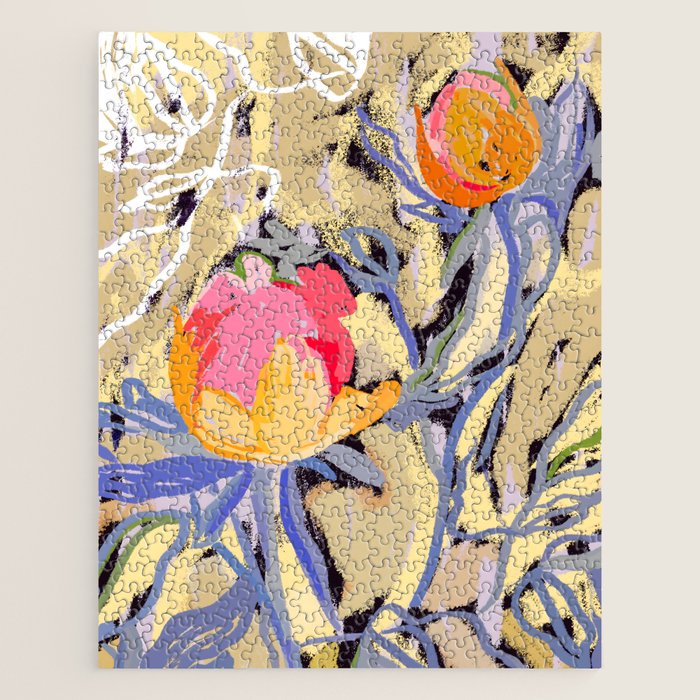 Blooms in The Butter Forest Jigsaw Puzzle Gallery Image 1