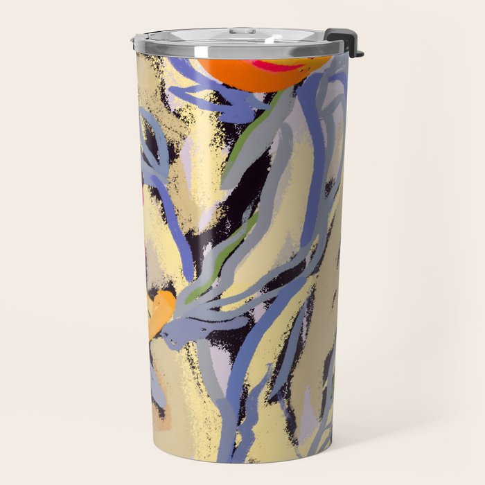 Blooms in The Butter Forest Travel Mug Gallery Image 2