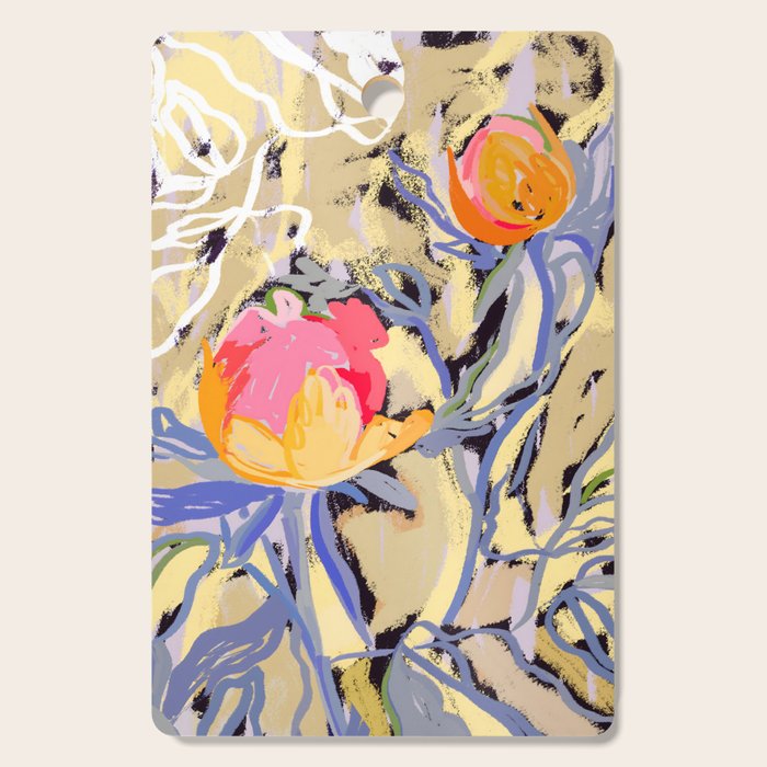 Blooms in The Butter Forest Cutting Board Gallery Image 1