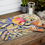 Blooms in The Butter Forest Outdoor Rug Gallery Image 2