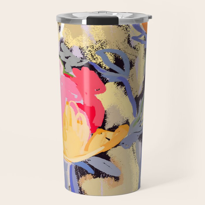 Blooms in The Butter Forest Travel Mug Gallery Image 1