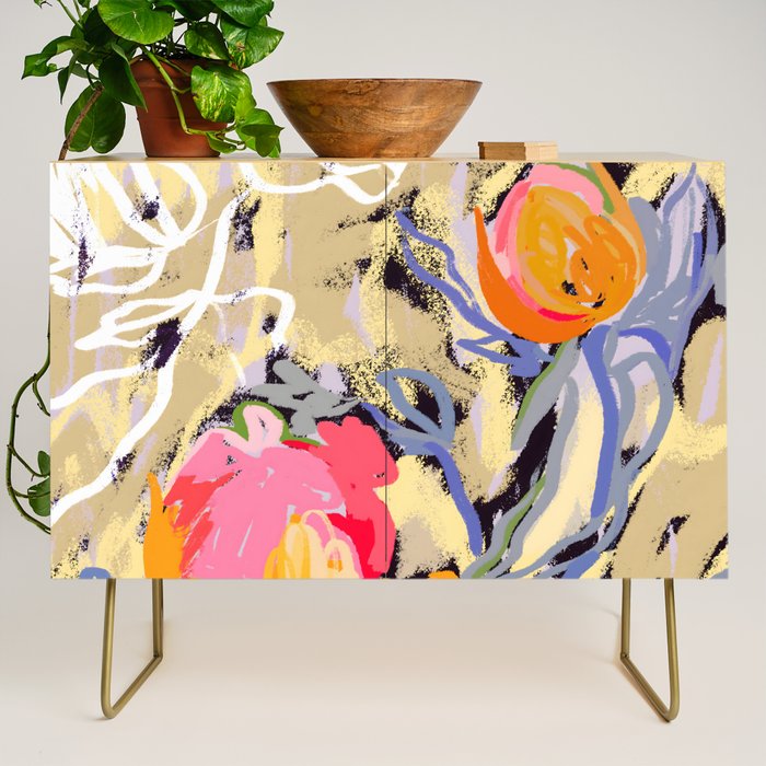 Blooms in The Butter Forest Credenza Gallery Image 1