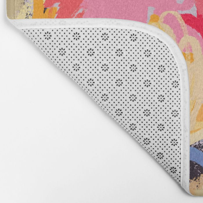 Blooms in The Butter Forest Bath Mat Gallery Image 2
