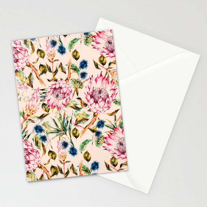 Pattern boho floral Stationery Card Gallery Image 2