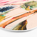 Pattern boho floral Bath Mat Gallery Image 3