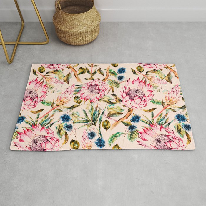 Pattern boho floral Rug Gallery Image 1