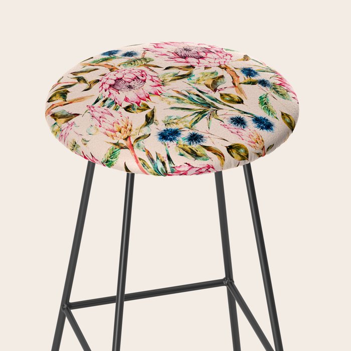 Pattern boho floral Stool Gallery Image 2