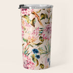 Pattern boho floral Travel Mug Gallery Image 3