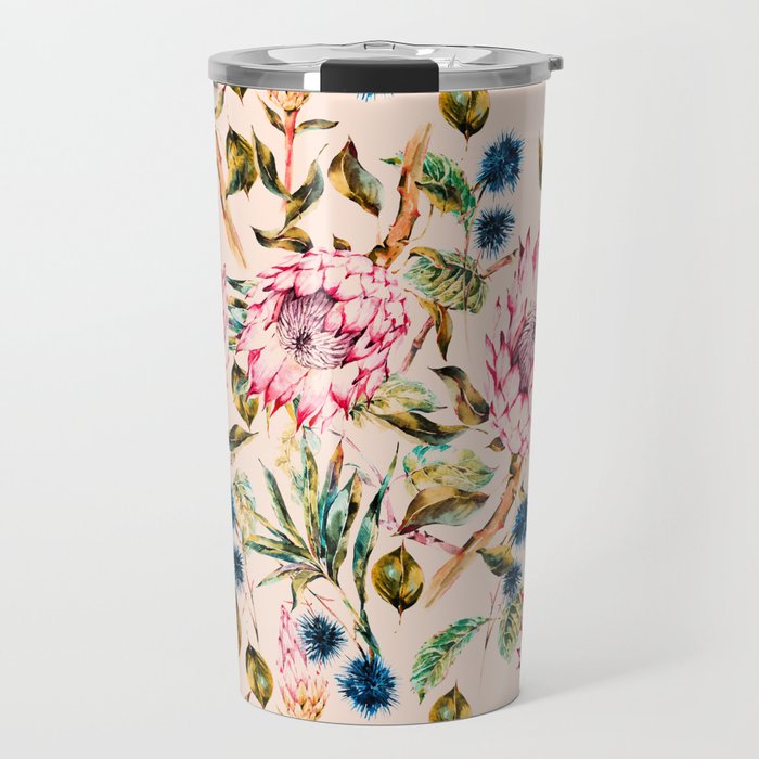 Pattern boho floral Travel Mug Gallery Image 1