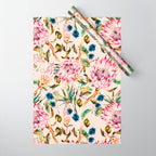 Pattern boho floral Wrapping Paper Gallery Image 1
