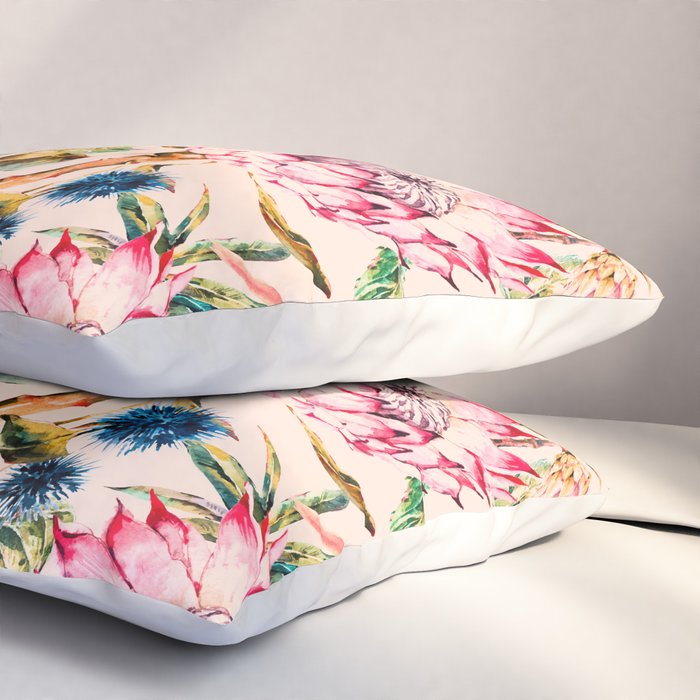 Pattern boho floral Pillow Sham Gallery Image 3