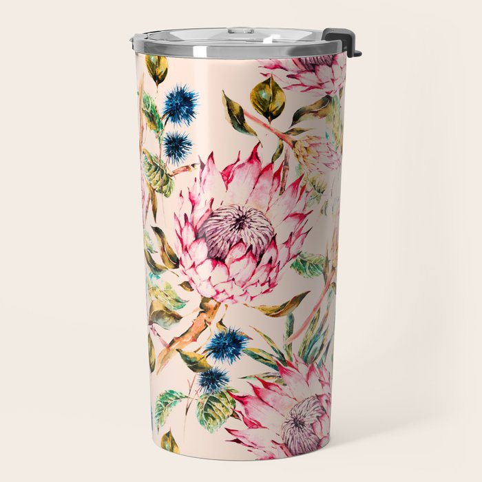 Pattern boho floral Travel Mug Gallery Image 2