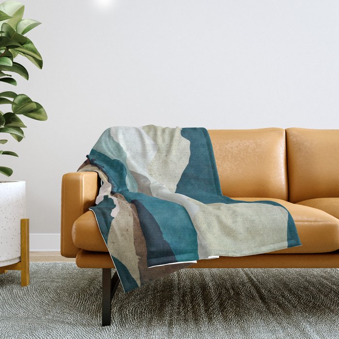 Fall Forest Night Throw Blanket Gallery Image 1