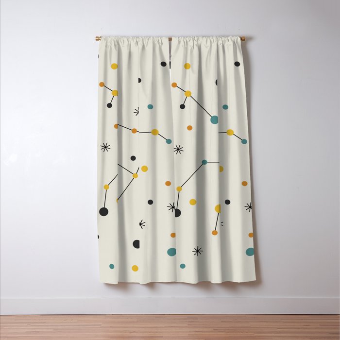 Andromeda Constellation Window Curtain Gallery Image 3