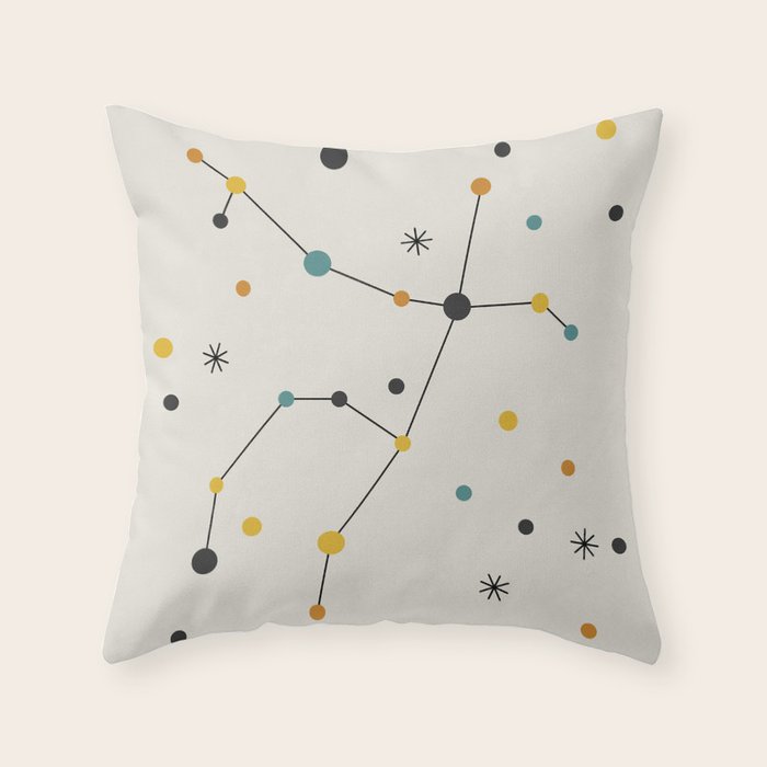 Andromeda Constellation Throw Pillow Gallery Image 6