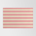 Simple Stripes Pattern - Pink  Rug Gallery Image 2