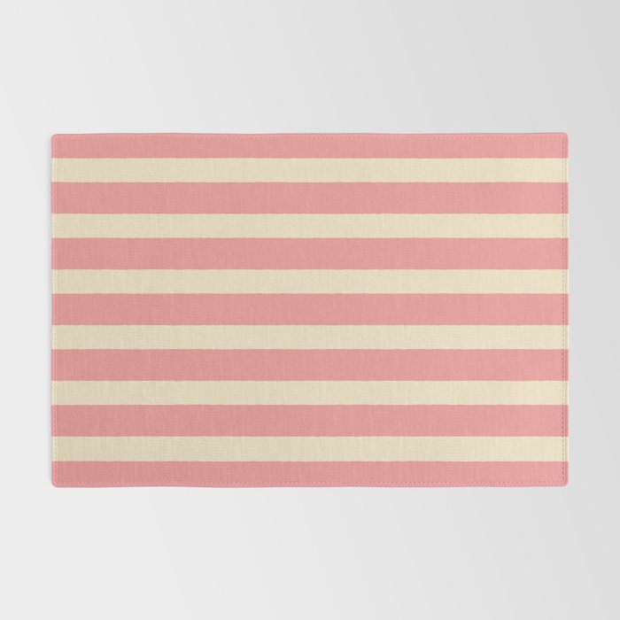 Simple Stripes Pattern - Pink  Rug Gallery Image 2