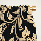 William Morris Style Art Nouveau Dark Floral Window Curtain Gallery Image 2