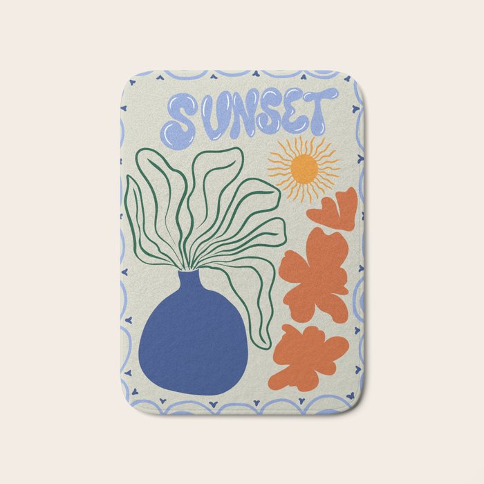 Sunset Bath Mat Gallery Image 1