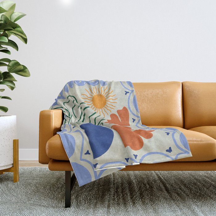 Sunset Throw Blanket Gallery Image 1