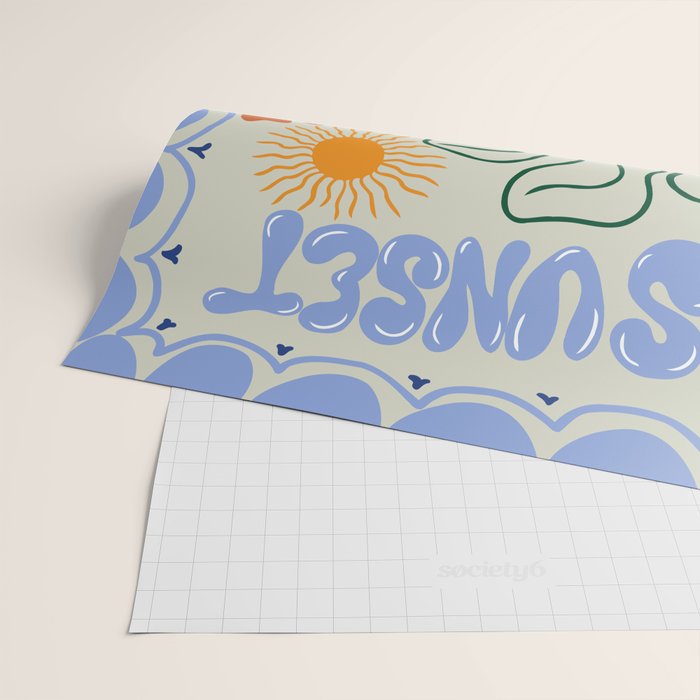 Sunset Wrapping Paper Gallery Image 2