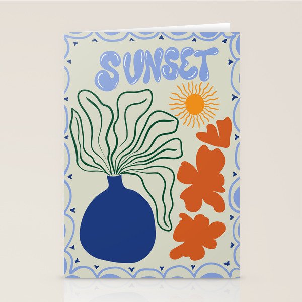 Sunset Stationery Card Gallery Image 1