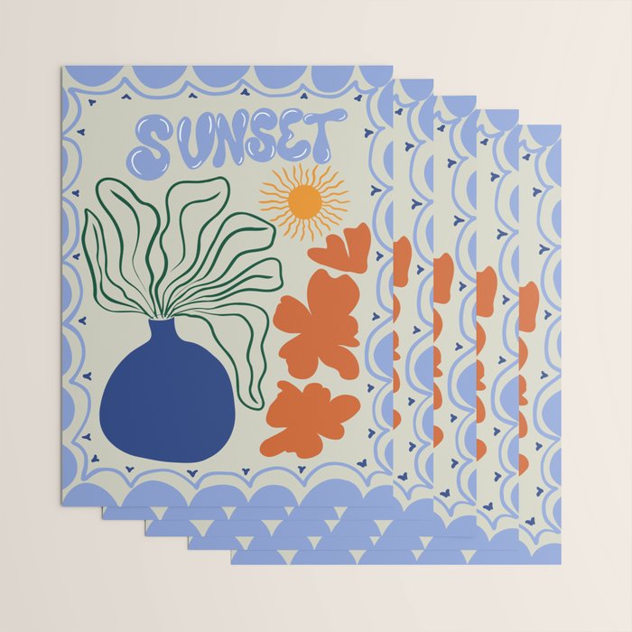 Sunset Wrapping Paper Gallery Image 3